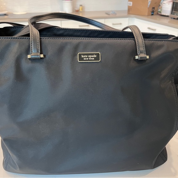 Kate Spade Jae Baby Bag - Black Diaper Bag with Changing Pad - Picture 9 of 11